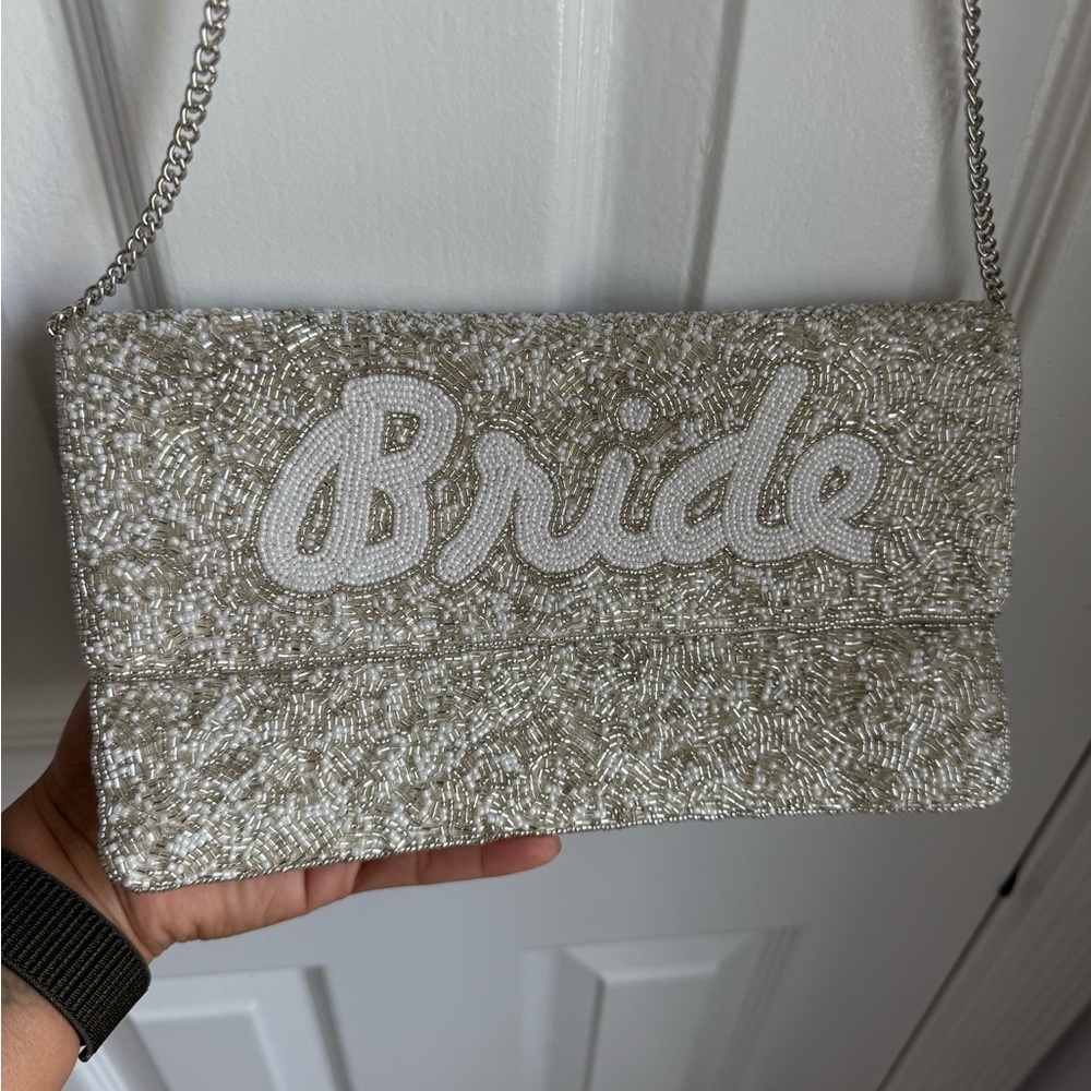 Beaded Bride Clutch